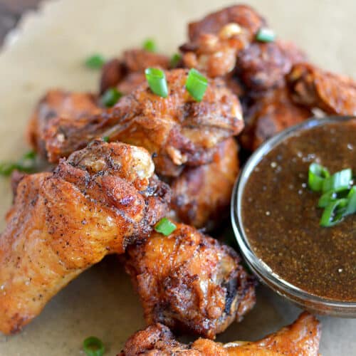 Crispy Chinese Black Pepper Chicken Wings - Savory Spicerack