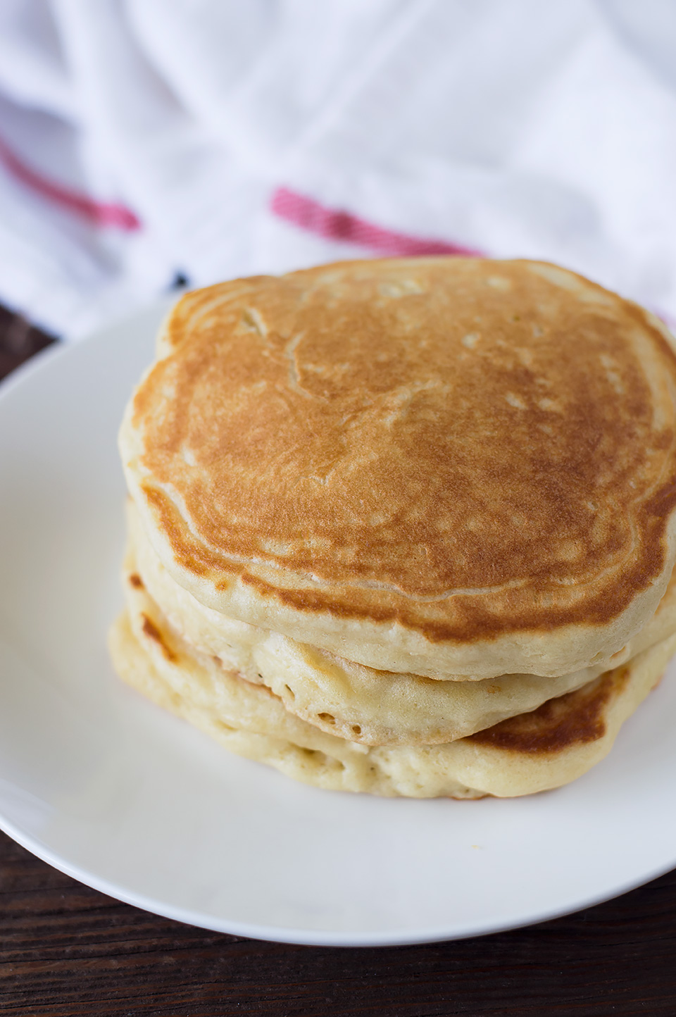 Fluffy Champagne Strawberry Glazed Pancakes - Savory Spicerack