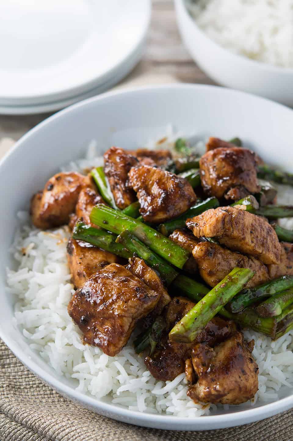 Black Pepper Chicken and Asparagus Stir Fry - Savory Spicerack