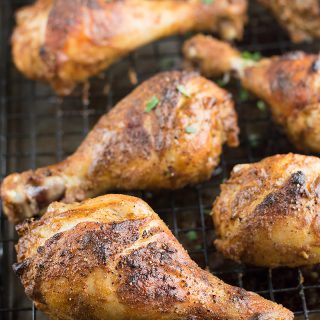 These Tandoori Inspired Roasted Chicken Legs are crispy, seasoned with delicious Indian spices, and can be grilled or roasted.