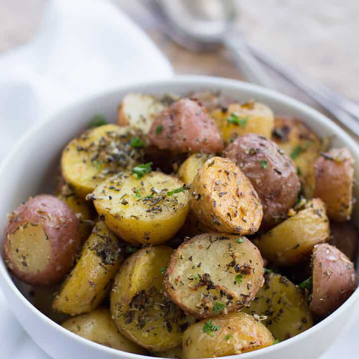 Duck Fat Roasted Garlic Herb Potatoes - Savory Spicerack