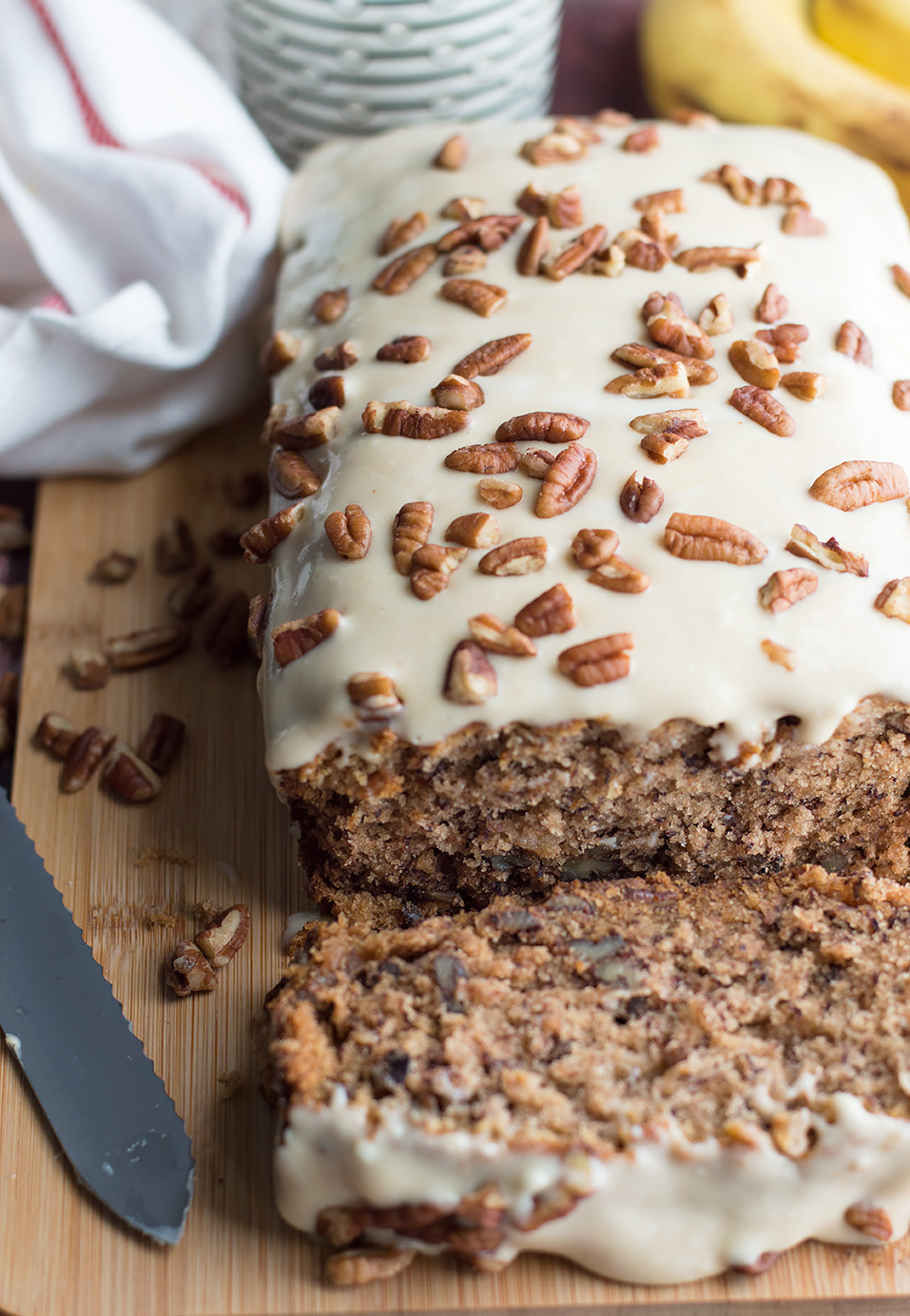 Sour Cream Banana Bread with Toasted Pecans - Savory Spicerack