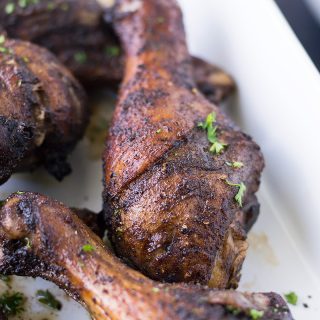 These Jerk Chicken Legs are great for grilling with easy prep and cooking methods. You can even make these in the oven all year long!