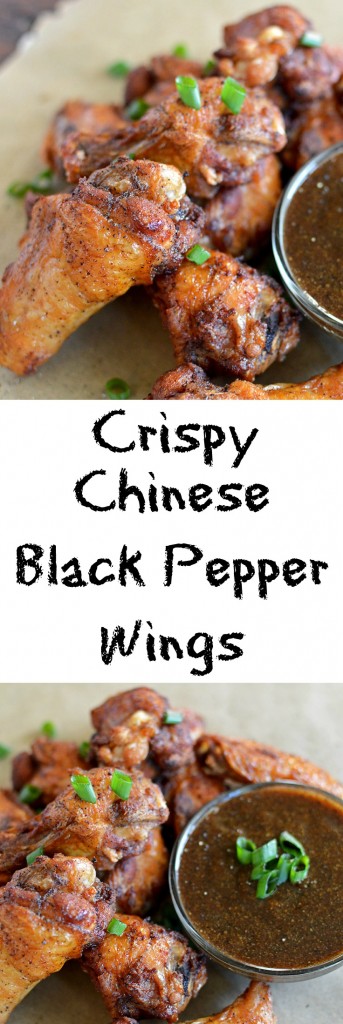 Crispy Chinese Black Peppered Wings..... A spin on the classic Chinese black peppered chicken dish. Say What?!?!?!?!