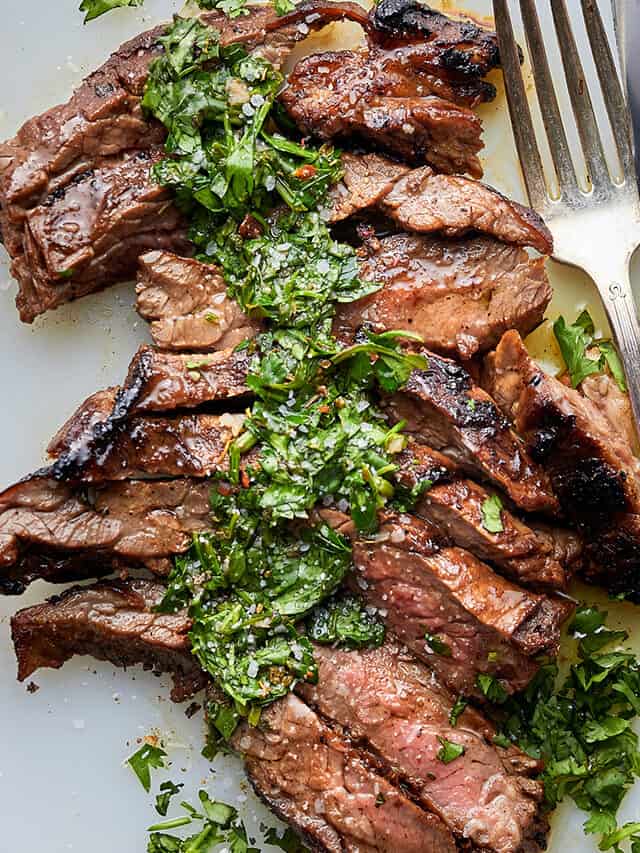 Brazilian Steak with Chimichurri Sauce