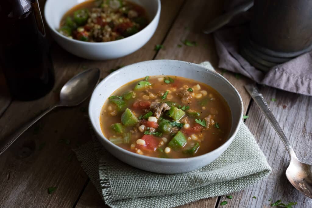 Vegetable and Sausage Soup Savory Spicerack