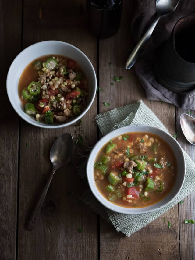 Hearty Vegetable and Sausage Soup