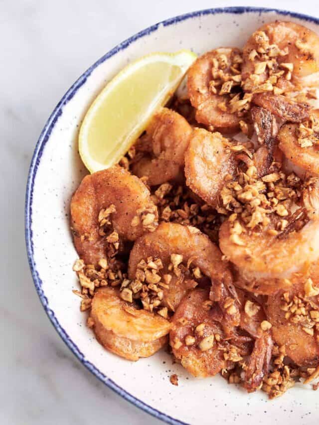 Hawaiian Garlic Shrimp