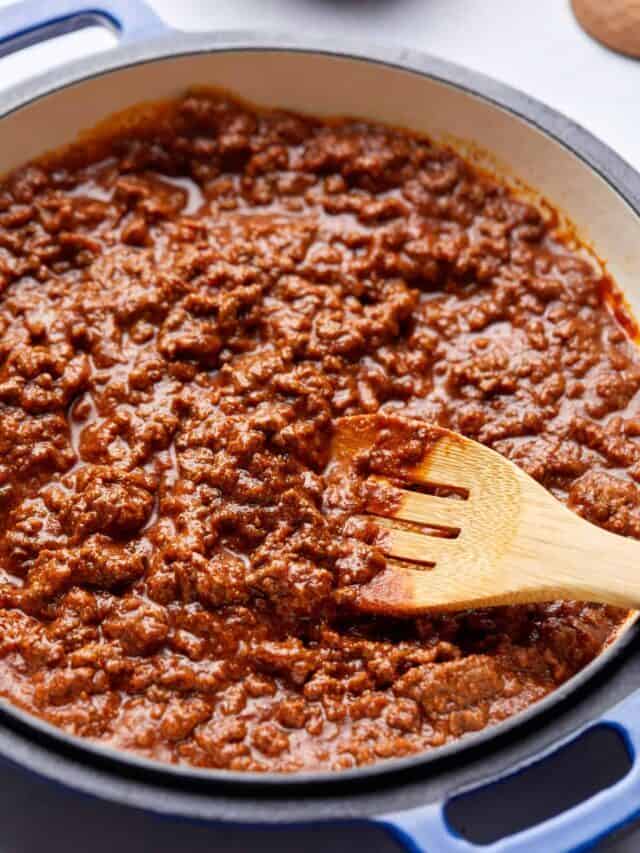 Homemade Hot Dog Chili