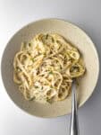 Creamy Havarti Cheese Pasta in bowl
