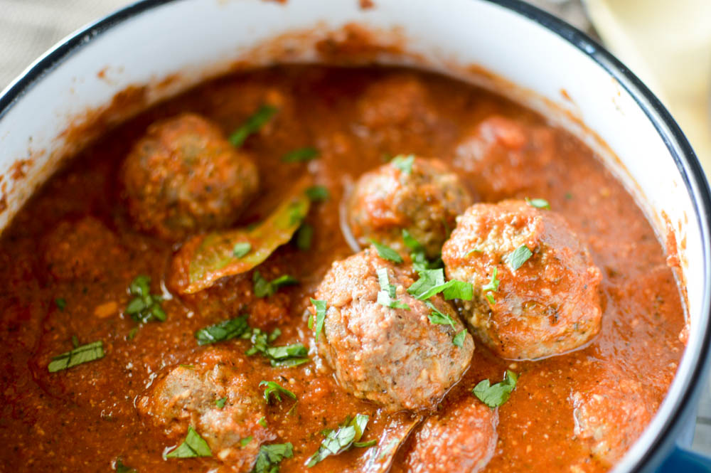 garlic parmesan meatballs