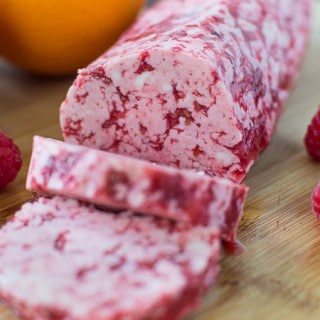 Orange Liqueur and Raspberry Compound Butter ыукмув