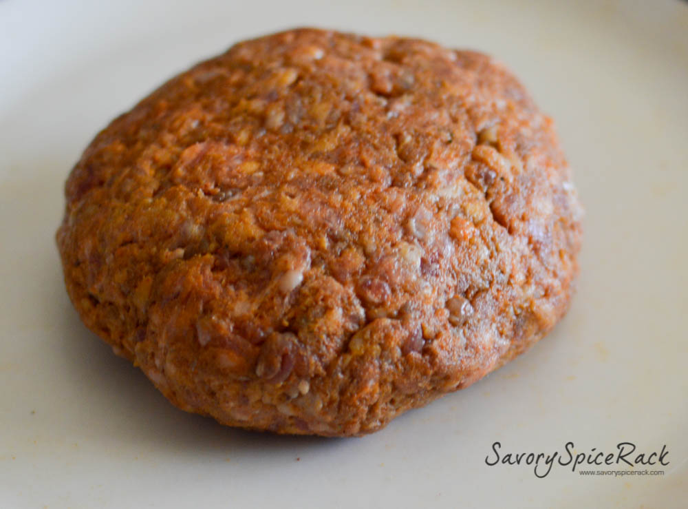 stuffed chorizo burger